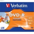 DVD-R 4, 7Gb 120min x16 printable jewel kastīte Verbatim