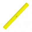 Lineāls 30cm,  elastīgs,  dzeltena krāsa,  Milan