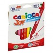 Flomāsteri 10 krāsas Carioca Joy,  kartona (slim) iepakojums